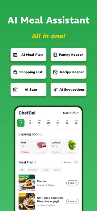 ChefCal APP 封面1