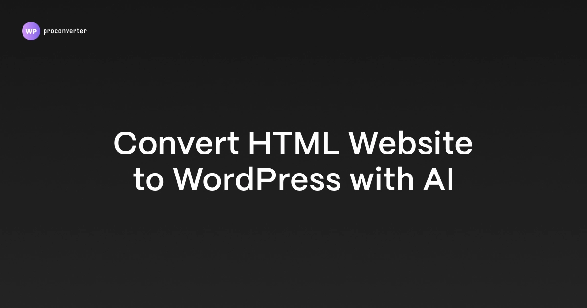 Wordpress Pro Converter