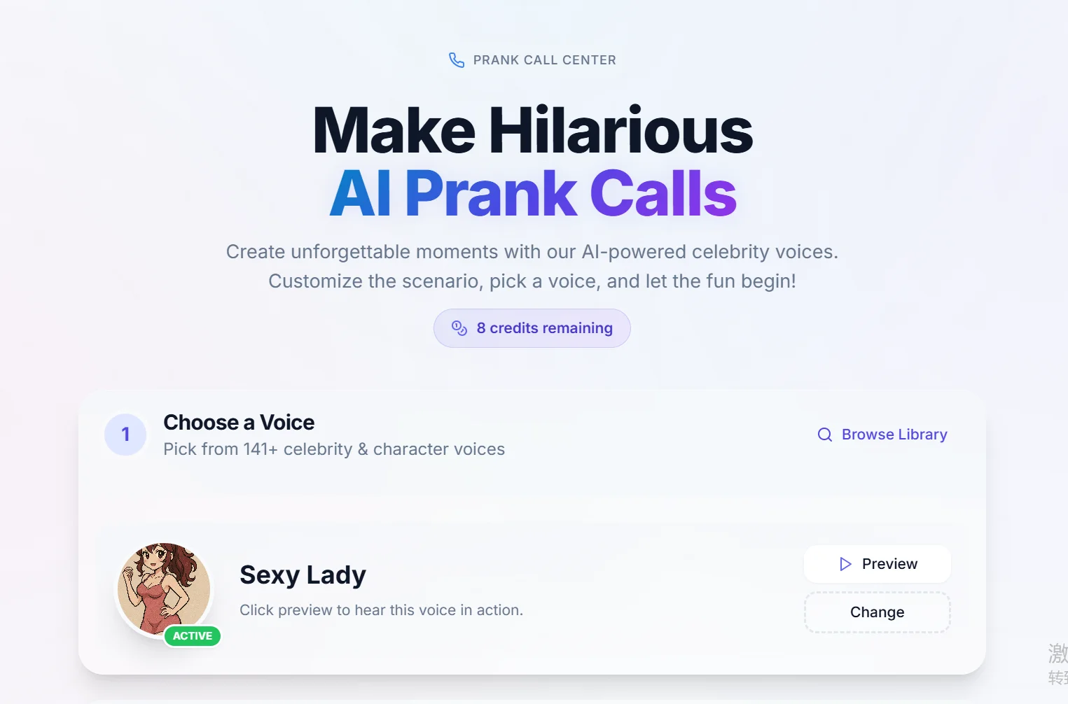 AI Prank Call