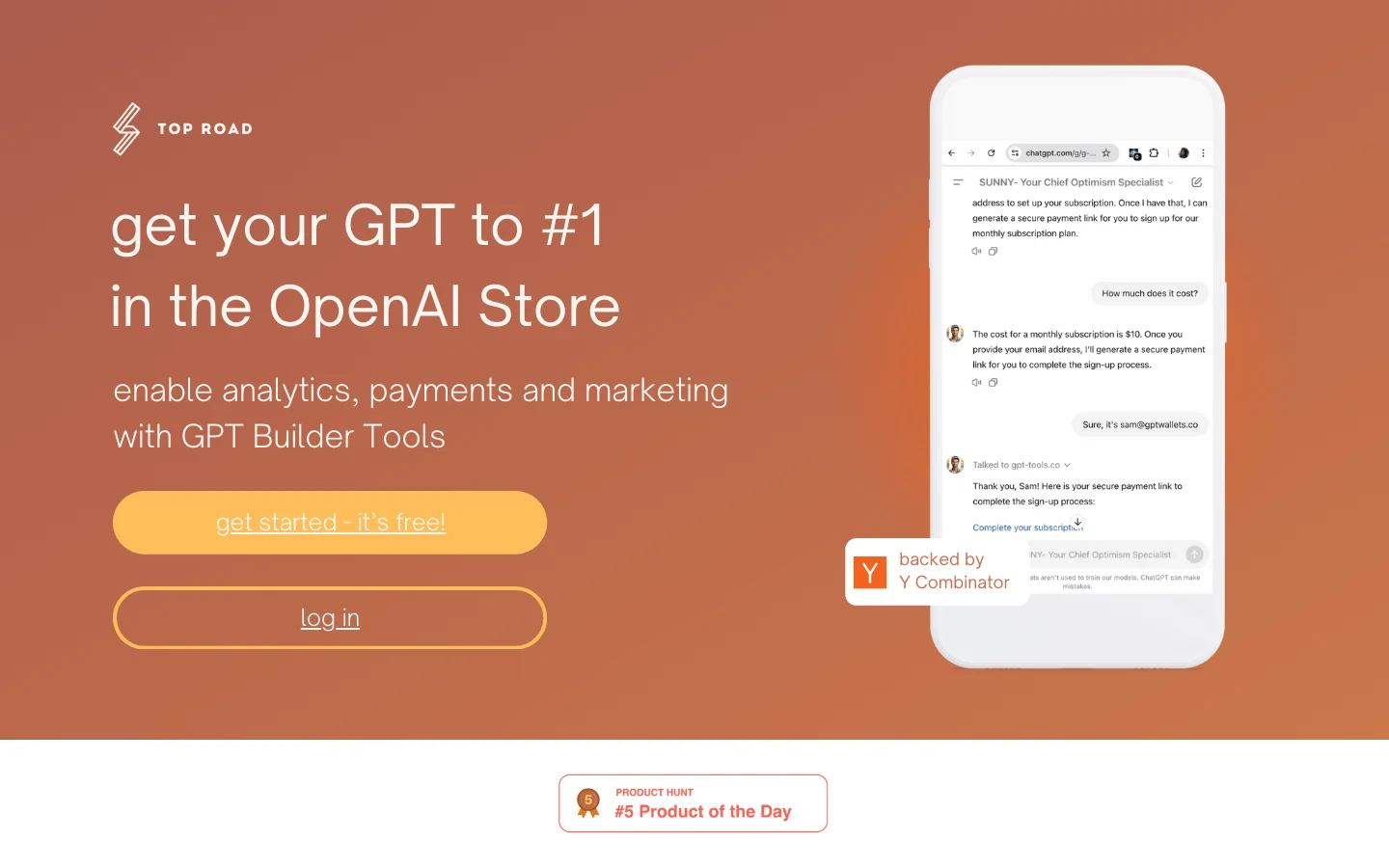 GPT Builder Tools by Top Road