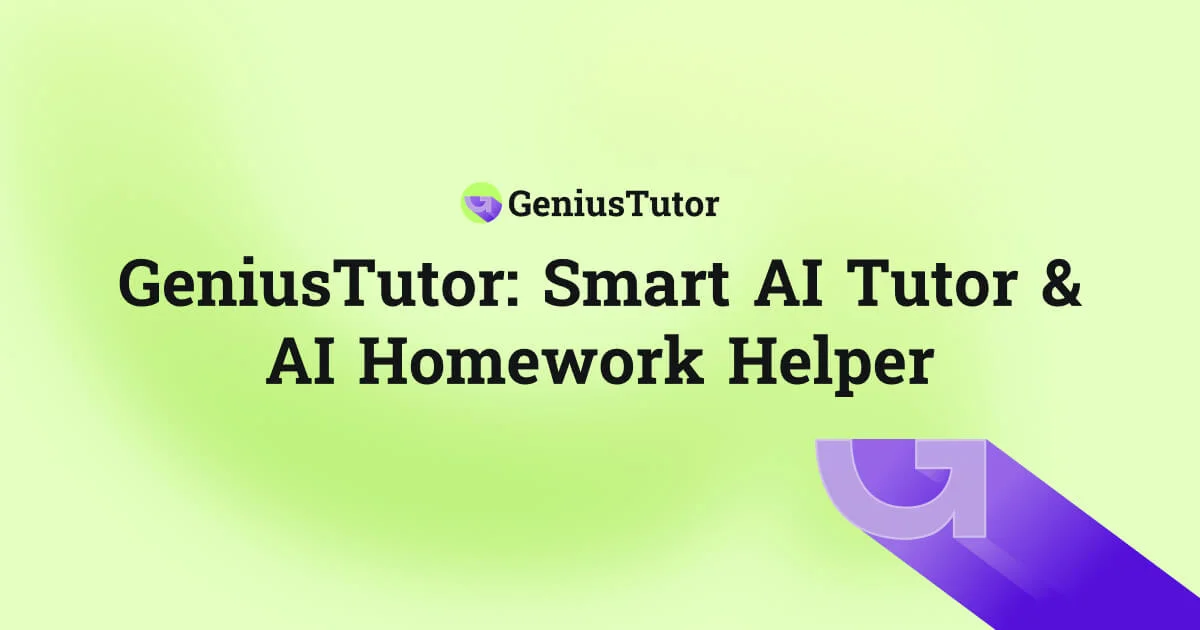 GeniusTutor ai