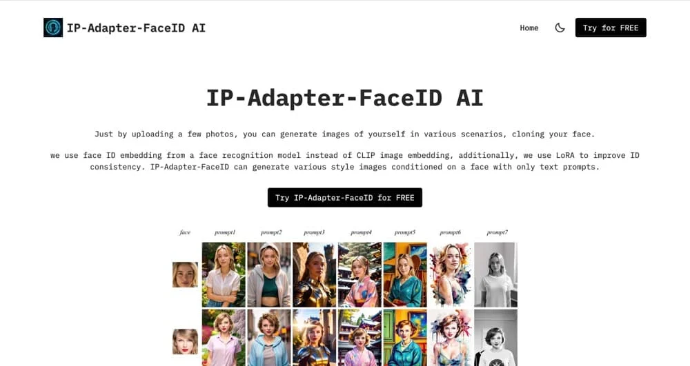 IP-Adapter-FaceID AI
