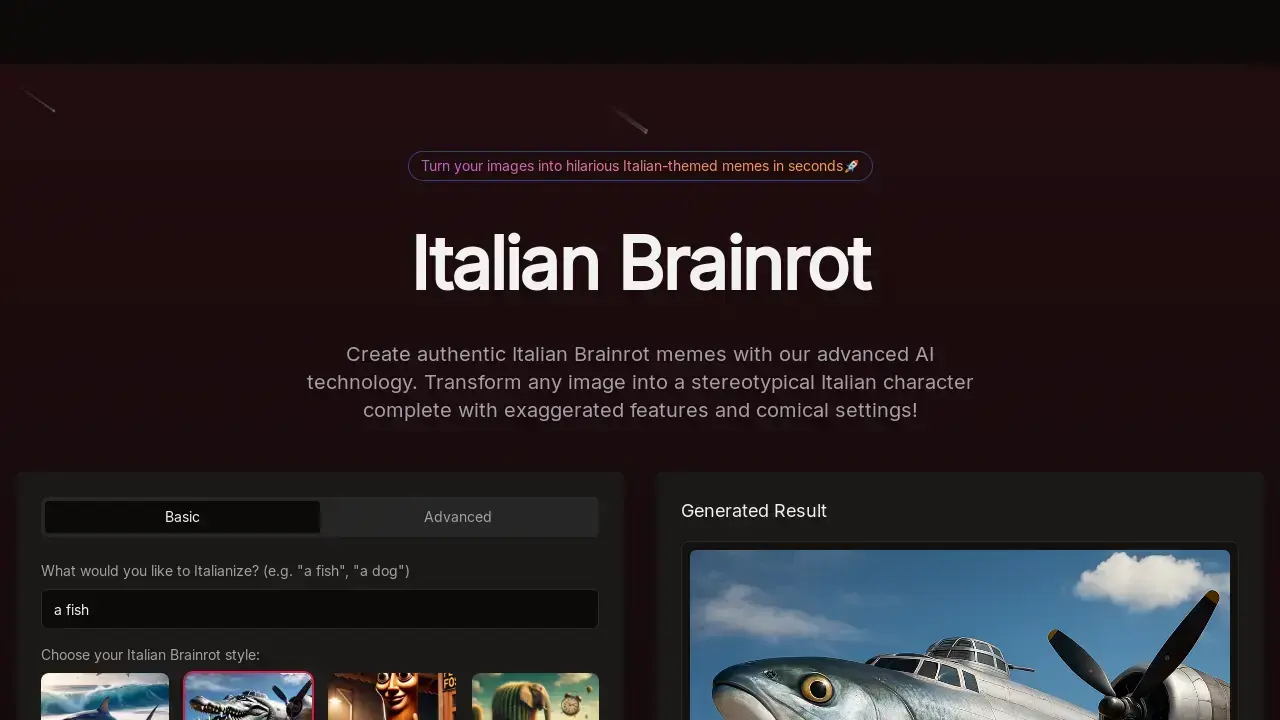 Italian Brainrot Generator