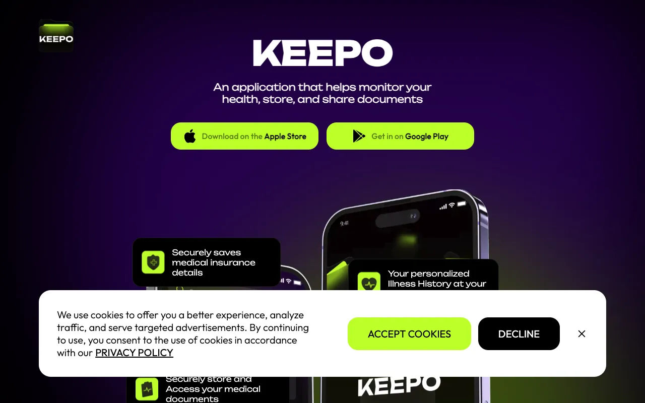 Keepo - AI health tracker & assistant