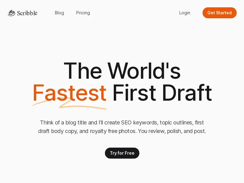 Le Scribouillard - Rédaction SEO par IA