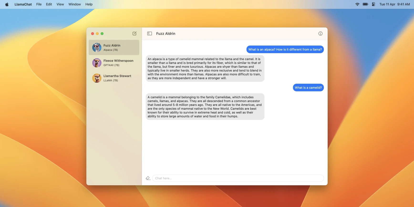 LlamaChat
