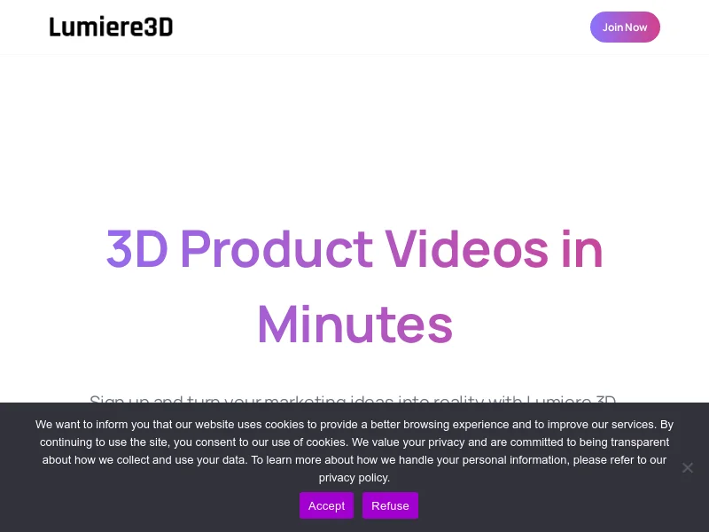 Lumiere 3D AI