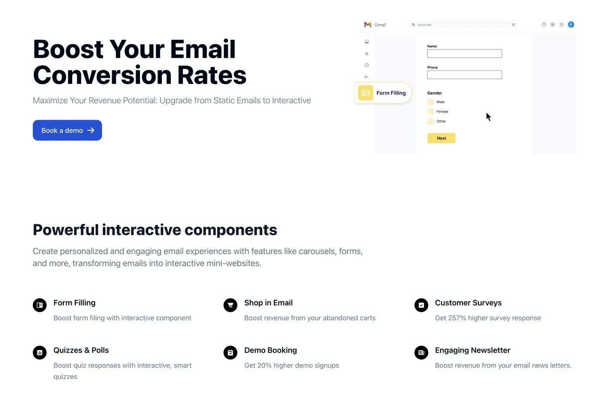 MailReact : Interactive Email Platform