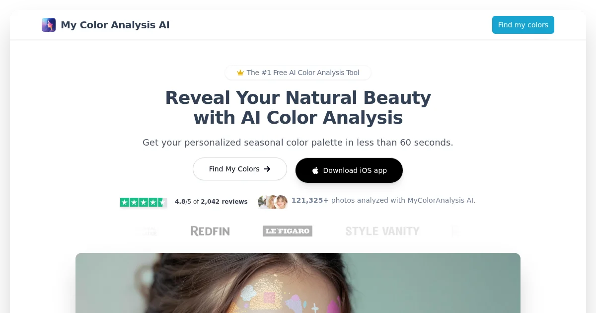 My Color Analysis AI