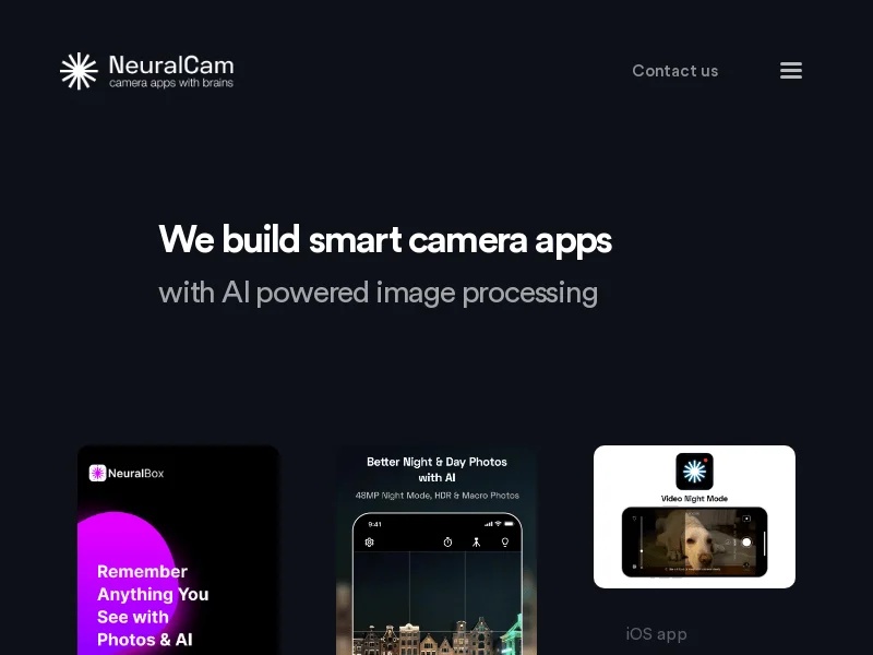 NeuralCam - Auto-editing Camera