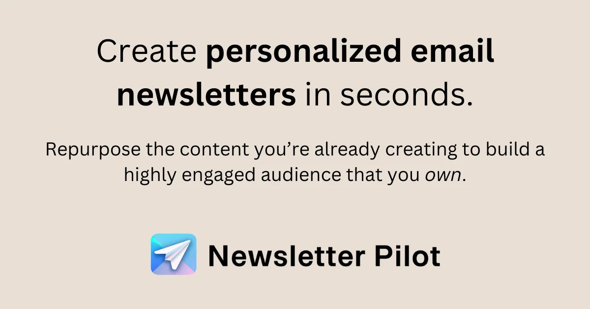 Newsletter Pilot