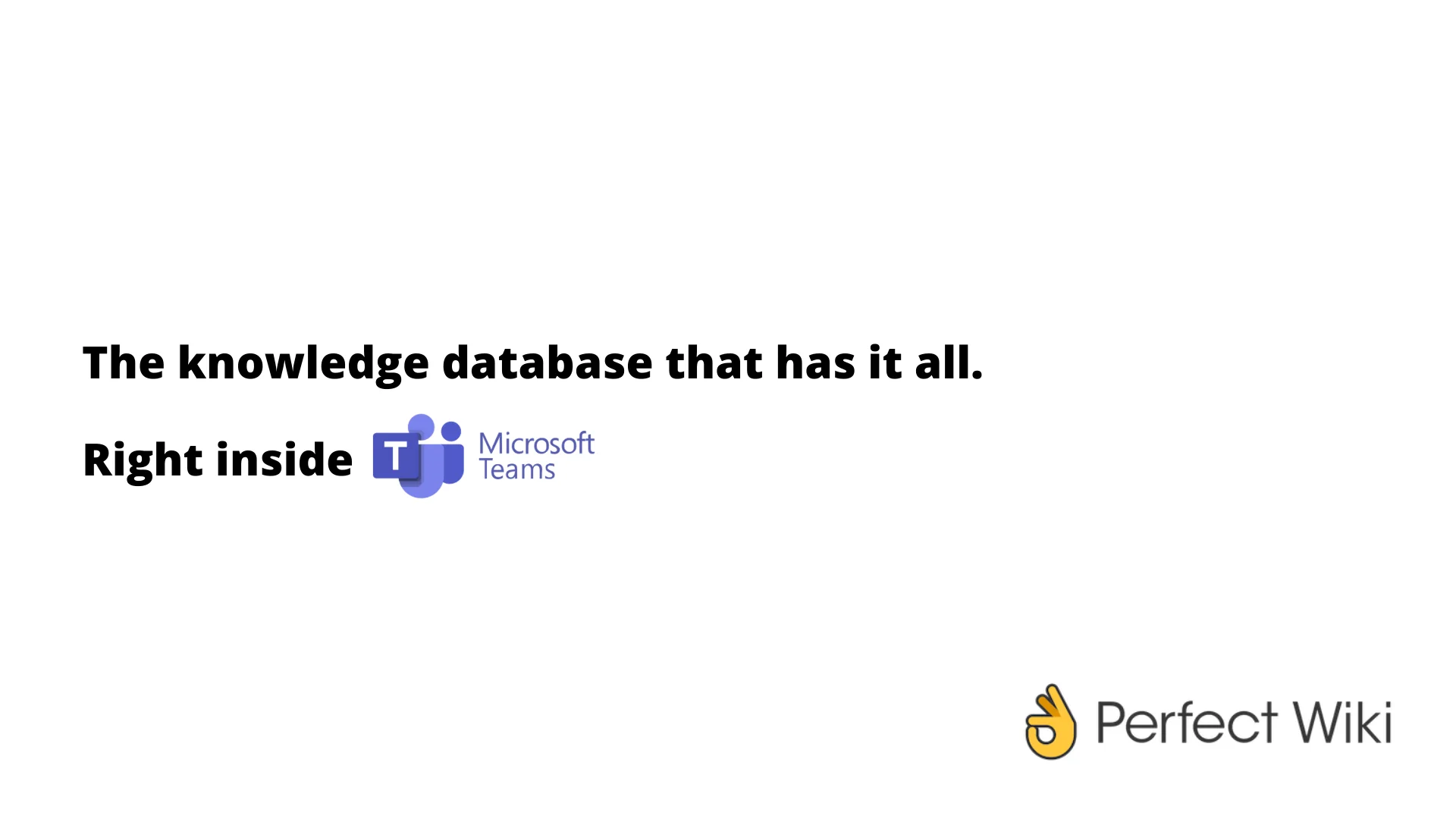 Perfect Wiki