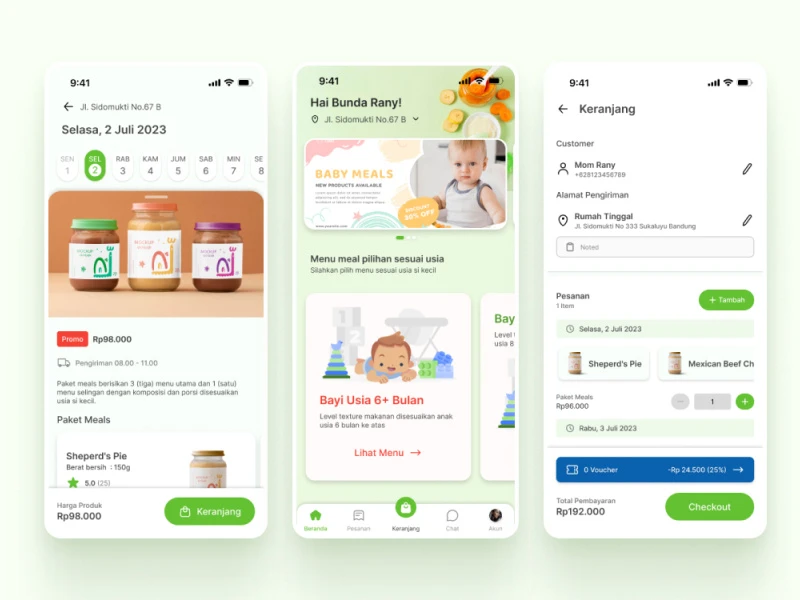 Personalised Baby Food App - Free