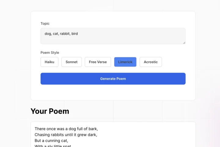 Poem Generator