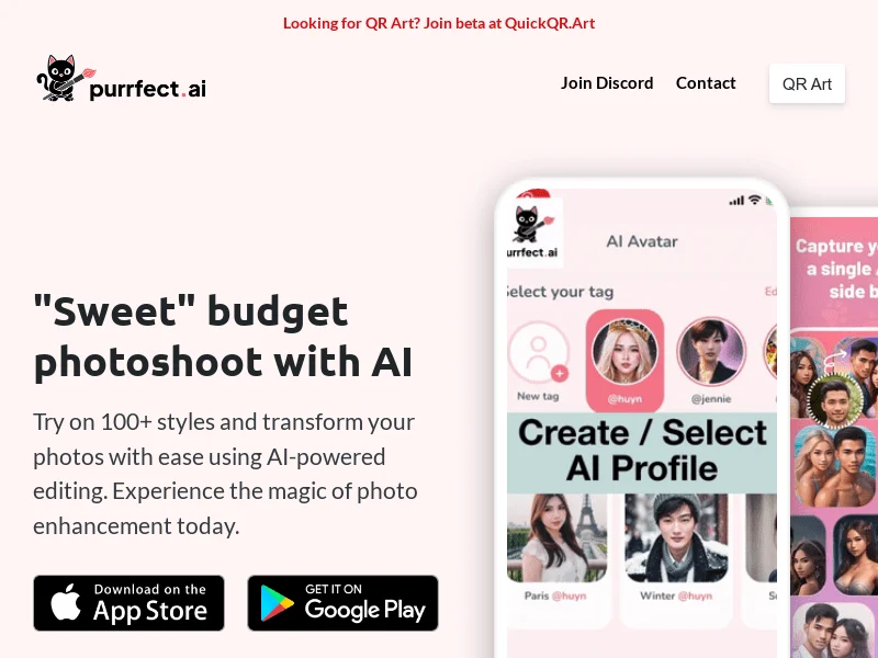 Purrfect AI - Photo Studio