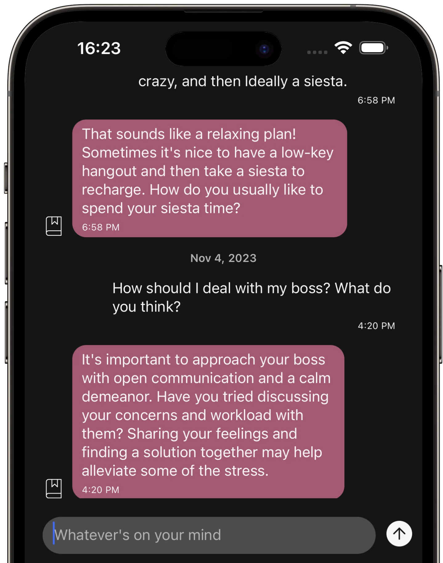 Seren: AI Chat Journal