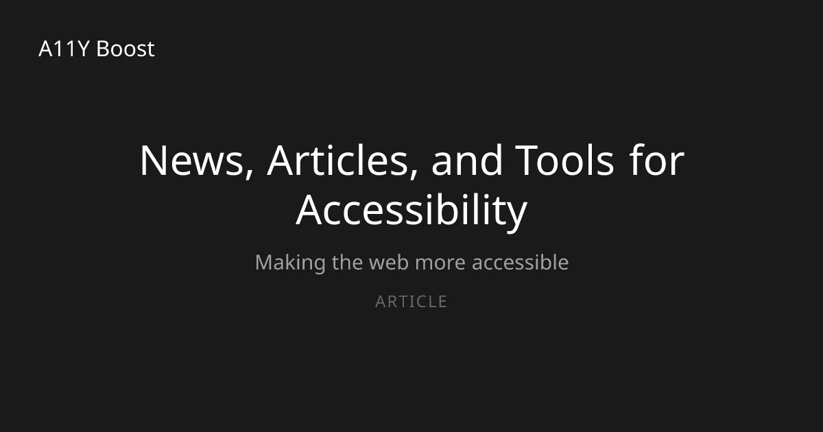 A11YBoost