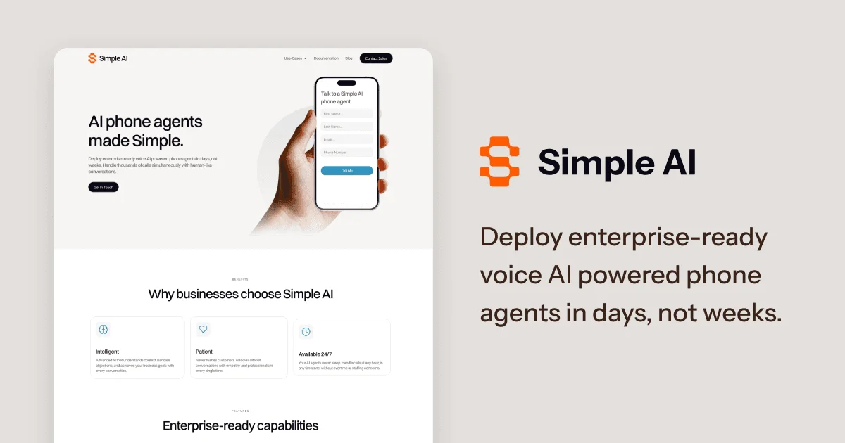 Simple AI Phone Assistant