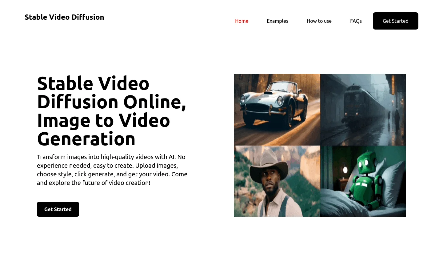 Stable video diffusion online