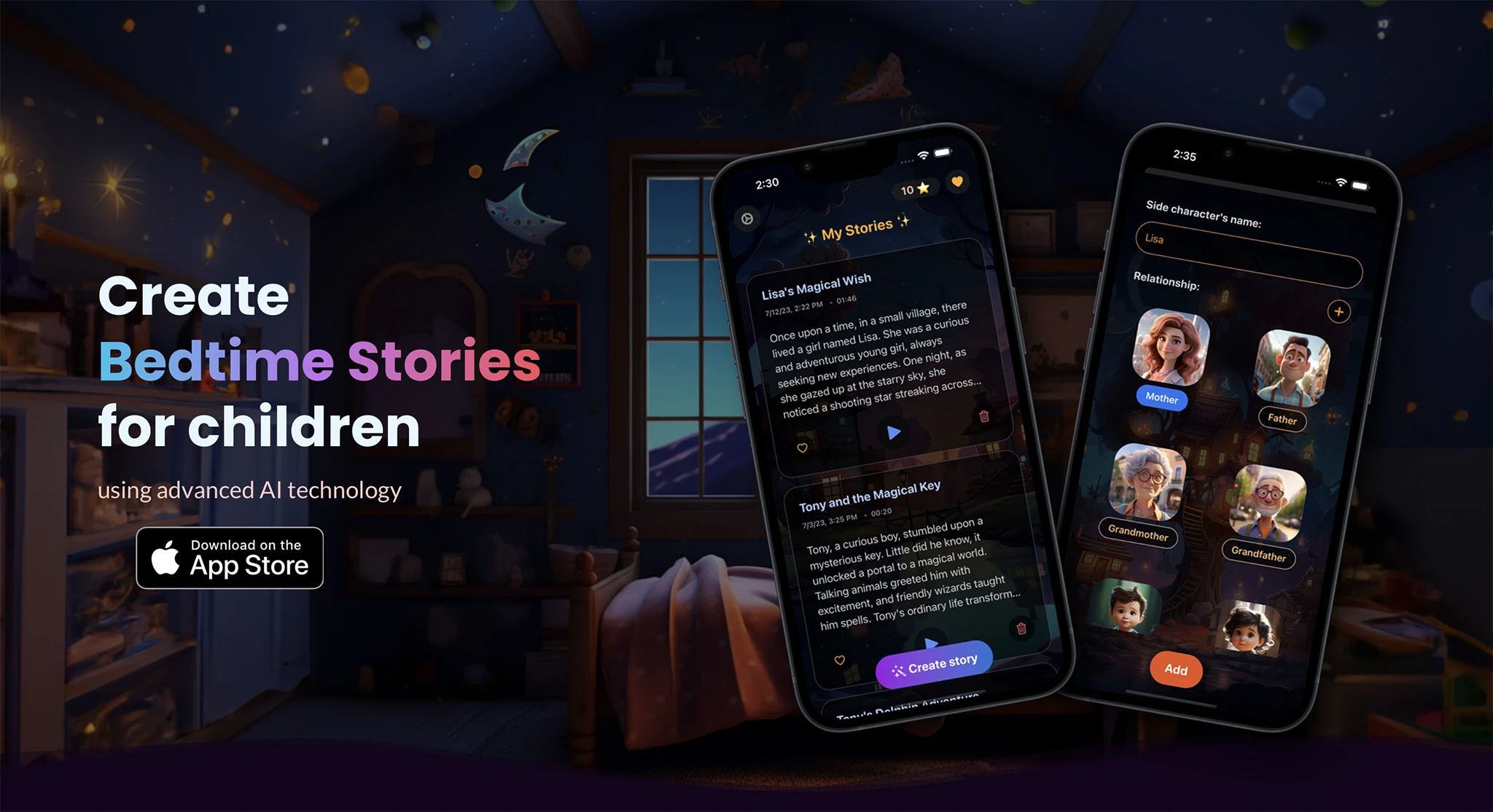 Storyleo: Bedtime Stories AI