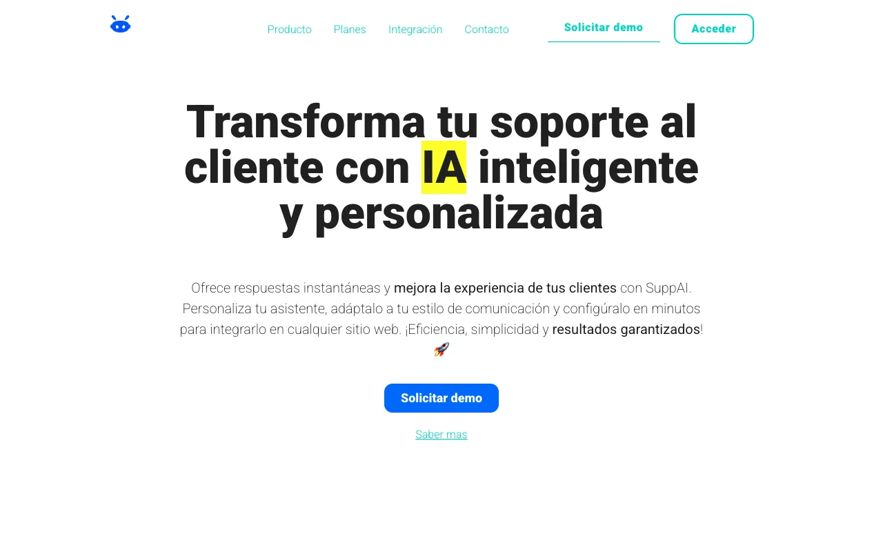 Suppai.io - El chat de soporte con IA