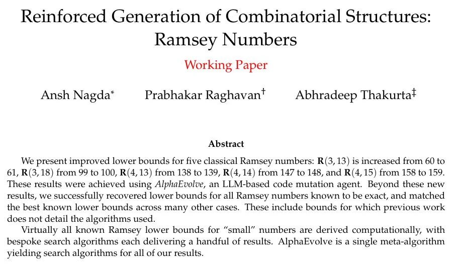 刚刚，谷歌AI破解外星人难题，打破十年纪录，自己写算法震撼诺奖得主