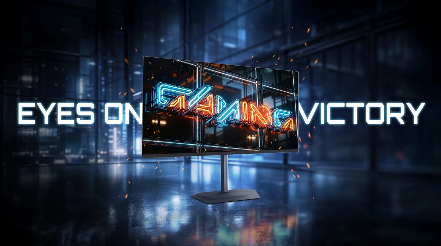 技嘉 MO32U24 显示器上市：31.5" 240Hz QD-OLED 配黑曜保护膜