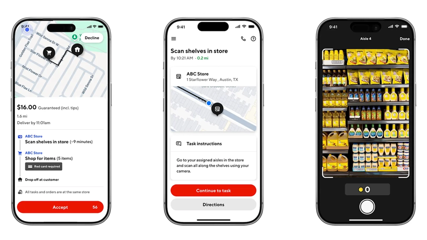 美国最大外卖平台 DoorDash 为配送小哥提供有偿“副业”，同时训练自家 AI