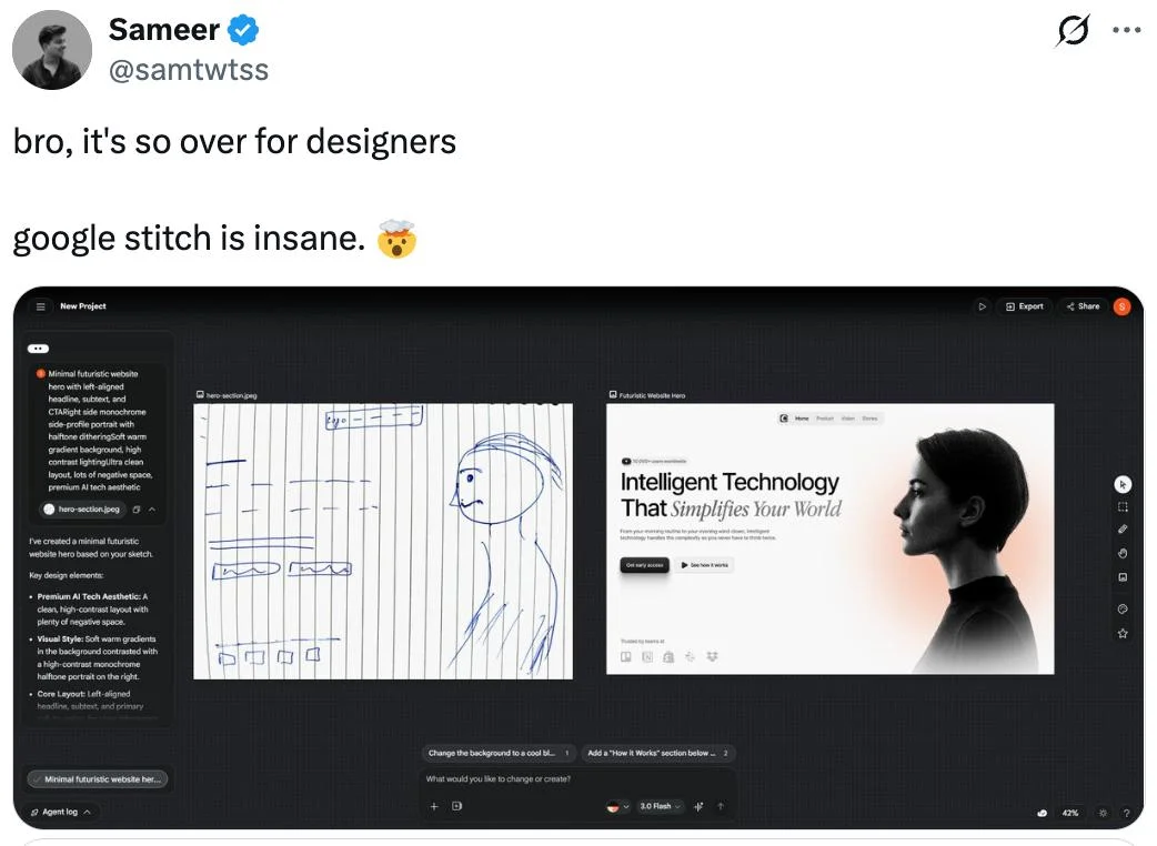 AI屠刀下一站“Vibe设计”，谷歌一个产品把合作伙伴Figma干崩了