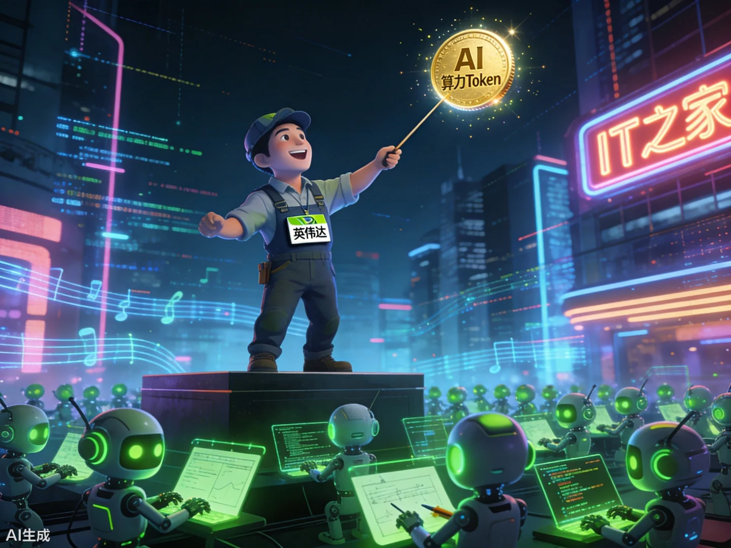 黄仁勋补贴人才价值底薪 50% 的 AI 算力，为英伟达打造数十万名“数字员工”