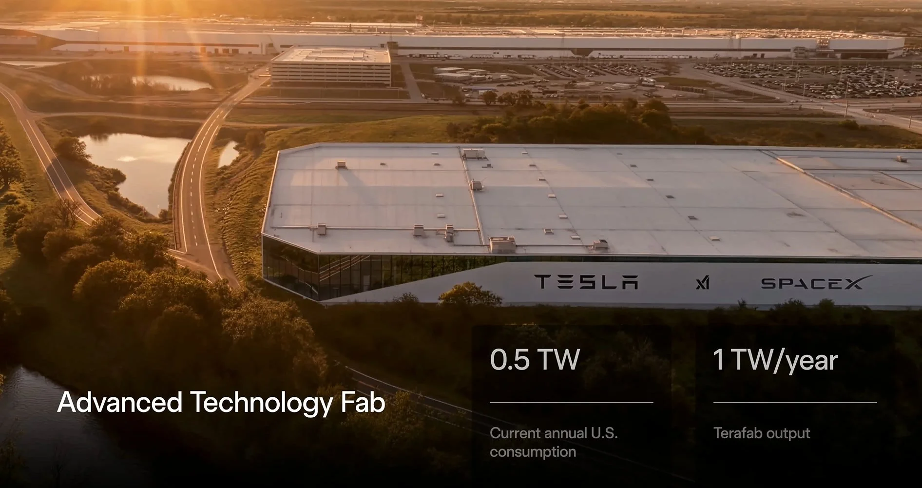 马斯克宣布 TeraFab 首个先进技术工厂，目标年产超 1 太瓦算力芯片