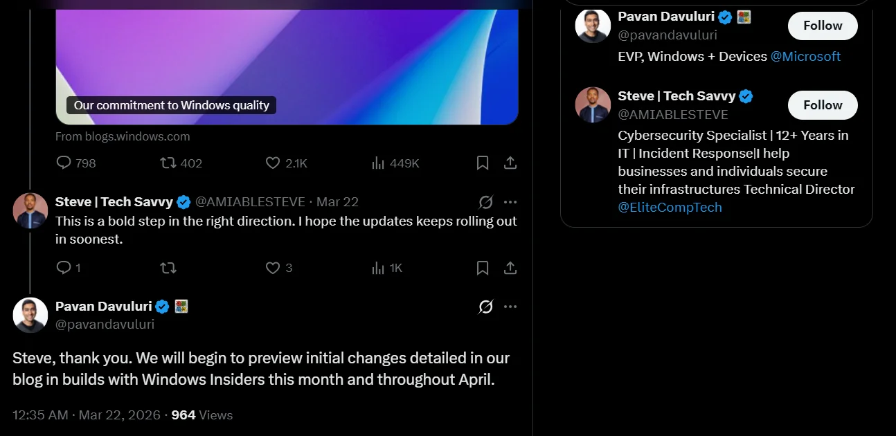 微软确认 Win11 2026 更新时间表：将实现速度提升、削减 AI 功能、任务栏可移动