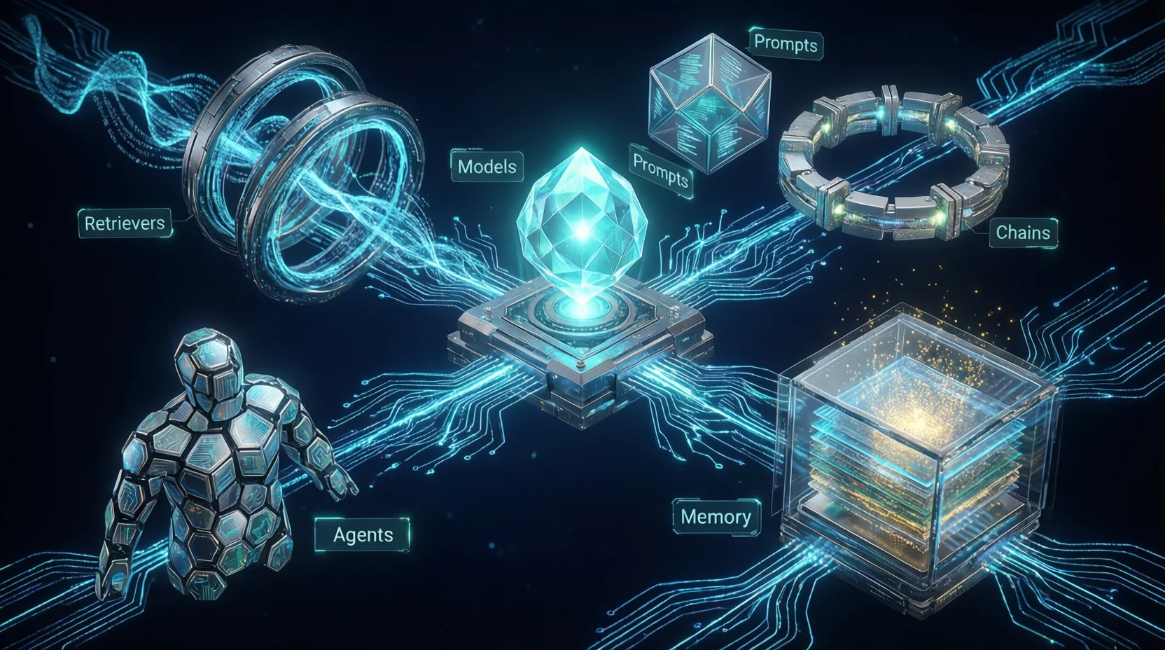 LangChain六大核心模块关系图