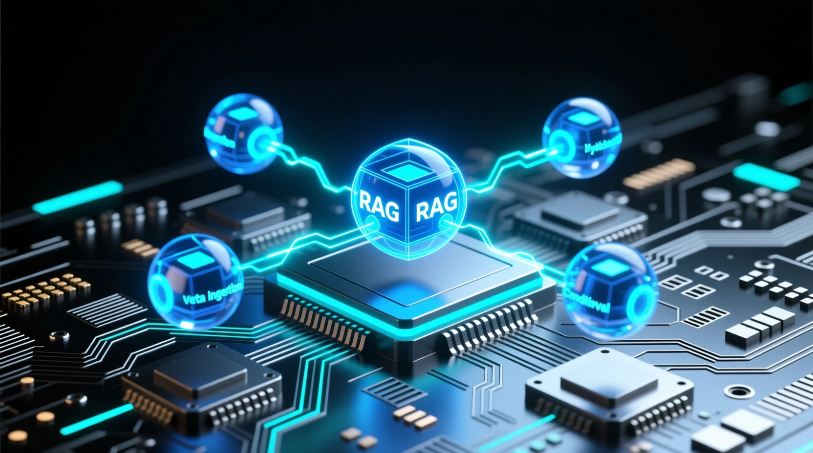 RAG四大核心组件的模块化关系图